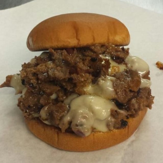 Shaved Steak Burger.